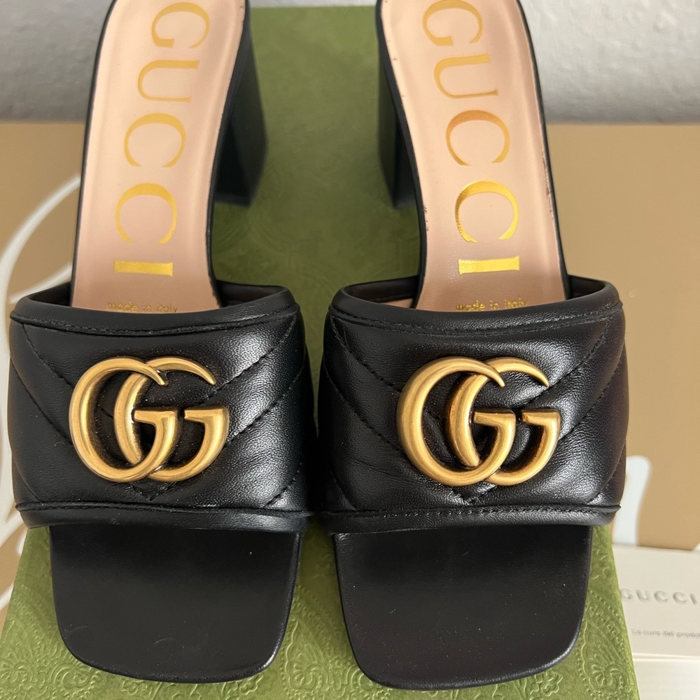 COPY - GUCCI Double G Slides Sandals